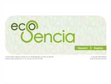 Tablet Screenshot of ecosencia.com